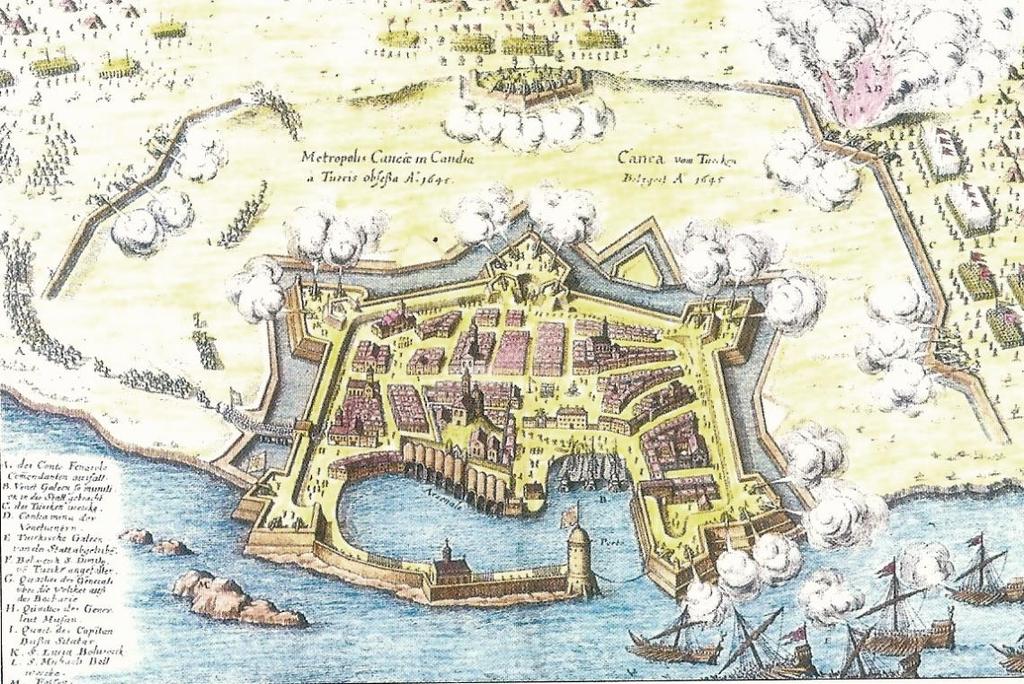 ξεκίνησαν περί το 1538 την κατασκευή των νέων οχυρώσεων από τον Βερονέζο μηχανικό Michele Sammichele.