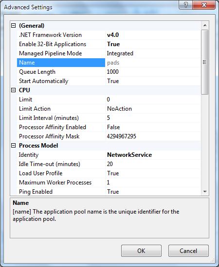 Εικόνα Β-7: Παράθυρο Advanced Settings Αφού έχουμε ολοκληρώσει τα βήματα που περιγράφτηκαν πιο πάνω, τότε πρέπει να θέσουμε τις επιπλέον επιλογές που θέλουμε για το σκοπό του προγράμματός μας.