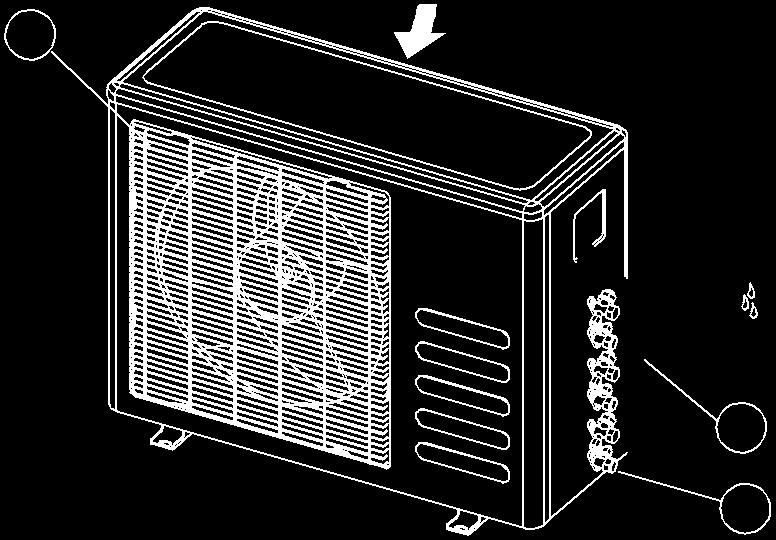 INSTRUCȚIUNI DE OPERARE Identificare piese Tip duct Unitate de interior Unu-cinci 4 Unu-patru Unu-trei 1 Unitate de interior 1. Orificiu evacuare aer 2. Orificiu admisie aer 3. Filtru aer 4.