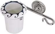 14 GI03 Porta Bicchiere da Parete Tooth-Brush holder L. 19 - H. 11 - P.