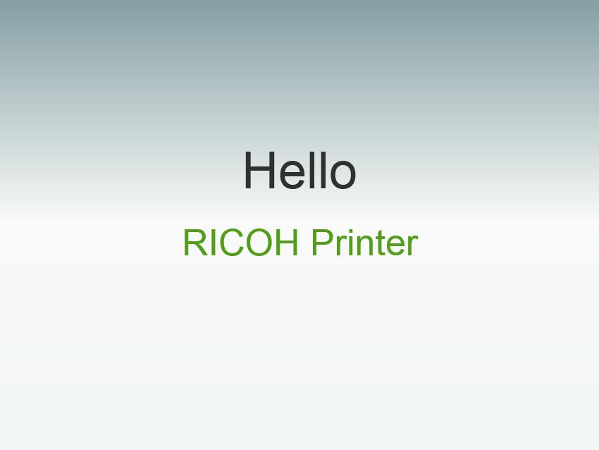 Έκδοση για Windows Εκκίνηση του προγράμματος 1. Κάντε κλικ στο εικονίδιο στην επιφάνεια εργασίας για να ανοίξετε το «RICOH Printer».