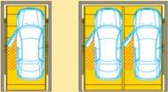 Parklift 403/413 Cu acest sistem pot fi parcate trei autoturisme unul peste altul, de la nivelul pardoselii, mult mai ușor faţă de un sistem de parcare convenţional.