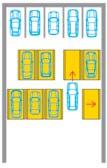 (pentru 401, 411, 421) și de 2,6 t (pentru 411, 421) Parkbox 401/Parklift 411 Sisteme de parcare dependente pentru reamenajarea spaţiului de parcare existent în vederea creșterii numărului de locuri