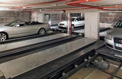 Sistemul Level Parker 570 reduce spaţiul de parcare datorită aranjării autoturismelor foarte aproape între ele, pe unul sau mai multe niveluri.