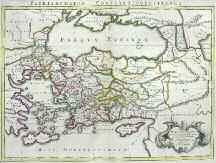 [Zach 1721/1129] 180-220 1571 ROSSI GIOVANNI GIACOMO DE LA BULGARIA E LA ROMANIA con Parte du MACEDONIA