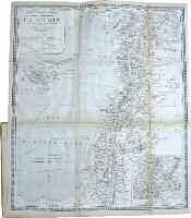 Αναδιπλούμενος χρωμολιθόγραφος χάρτης της Κρήτης από τον Β.