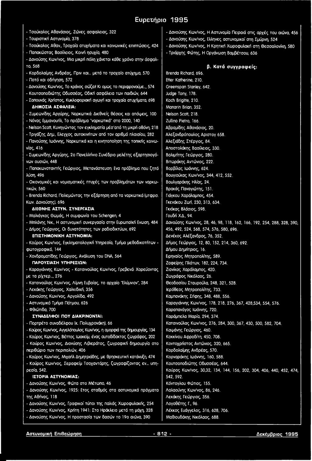 .. μετά το τροχαίο ατύχημα, 570 - Ποτό και οδήγηση, 572 - Δανούσης Κων/νος, Το κράνος σώζει! Κι όμως το περιφρονούμε.