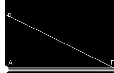 7. Η ράβδος του διπλανού σχήματος ισορροπεί, αναρτημένη από άρθρωση Α και μη ελαστικό νήμα ΒΓ.