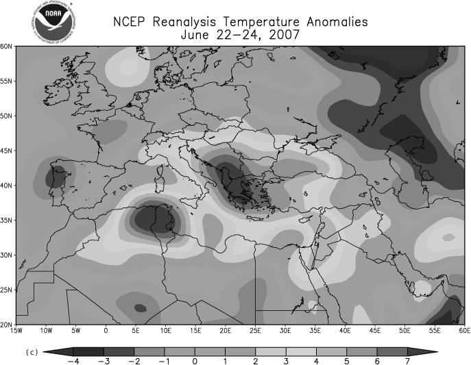 Πδβή: State of the Climate Global Hazards NOAA; available via http://www.ncdc.noaa.gov/ 2. ΓΔΓΟΜΔΝΑ Γζα ημκ ζημπυ αοηυ πνδζζιμπμζήεδηακ δεδμιέκα πμο πνμένπμκηαζ απυ ημ NCEP/NCAR reanalysis data.