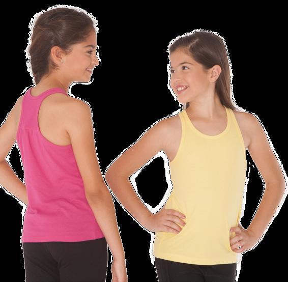 KID TUVALU REF: TSLKTVL Χαρακτηριστικός: Κοριτσίστικο T-Shirt, με πλάτη στυλ κολύμβησης. Rib 1x1.