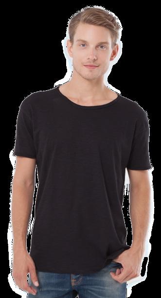 URBAN SLUB MAN REF: TSUASLB Χαρακτηριστικός: Κοντομάνικο T-Shirt με στριφτό νήμα Με ξέφτια στα μανίκια και τη λαιμόκοψη Σύνθεση: 100% βαμβάκι.