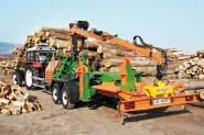 SplitMaster 40/55 Crane Επαγγελματικός, οριζόντιος σχίστης ξύλου με γερανό φόρτωσης ξύλου. Αρ.