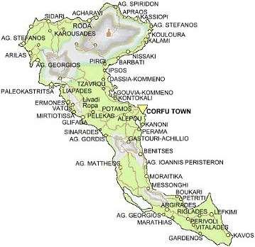 1.1 Γεωγραφική Θέση και Μορφολογία Η Κέρκυρα βρίσκεται στο βόρειο άκρο του Ιονίου Πελάγους, στην είσοδο της Αδριατικής θάλασσας.