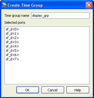 Στο δέντρο Constraint Type tree view, επιλέγω το Outputs branch από το Timing Constraints. 7. Στο Global OFFSET OUT Constraint table, κάνουμε διπλό κλικ στο clk signal. 8.