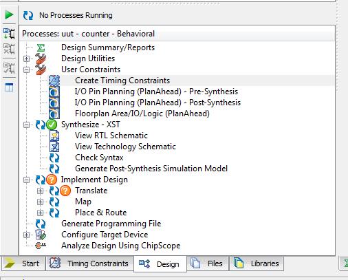 Καλώντας το PlanAhead μέσα από το project του Xilinx ISE Design Suite μπορούμε να διαλέξουμε πως θα χρησιμοποιήσουμε το εργαλείο αυτό πχ.