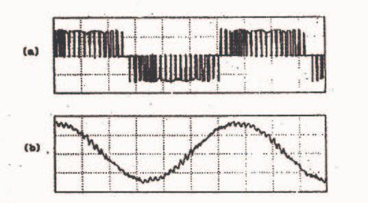 form a 50 Hz input (a) Output line voltage