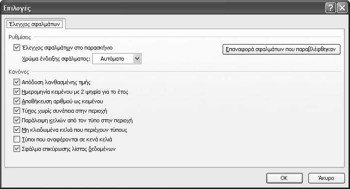 120 Ελληνικό Microsoft Office Excel 2003 Βήμα Βήμα κελιών, μπορείτε να ανοίξετε το μενού Εργαλεία, να δείξετε στη διαταγή Έλεγχος τύπου, και να πατήσετε στη διαταγή Ανίχνευση εξαρτημένων για να
