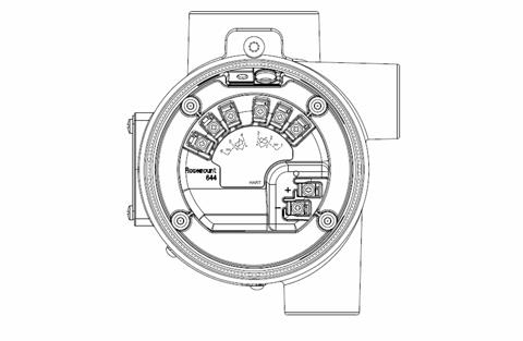Ghid de instalare rapidă Traductor cu montare clasică 644 Figura 6.