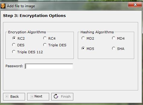 Χριστίνα Καλαϊτζή Εικόνα 33: Xiao Steganography (6/12) Λίγα λόγια για τους αλγόριθμους Αλγόριθμοι κρυπτογράφηση Ο RC2 είναι ένας block cipher με κλειδί μεταβλητού μήκους που σχεδιάστηκε από τον Ron