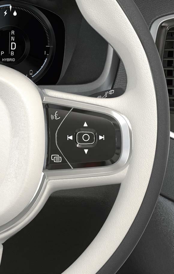 ΦΩΝΗΤΙΚΉ ΑΝΑΓΝΏΡΙΣΗ Ο φωνητικός χειρισμός 7 μπορεί να χρησιμοποιηθεί με συγκεκριμένες λειτουργίες στη μονάδα αναπαραγωγής (πολυ)μέσων, το σύστημα πλοήγησης Volvo*, το σύστημα κλιματισμού και με
