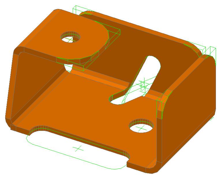 γυρίσεις σε wire frame display, µπορείς να δεις (και να