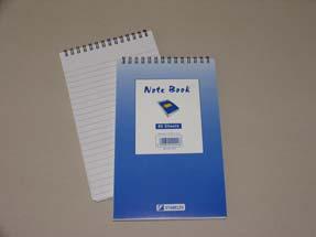 NOTE BOOK (12x20cm) SPIRAL, 80 SHEETS ITEM CODE : USPM8 PACKING : 10/160