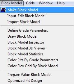 Model και στη συνέχεια Make Block Model (39).