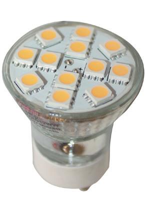 80 3WGU10PCWW 3000 300 3WGU10PCNW 3 4000 310 3WGU10PCCW 6000 320 120 O 50 x 55 mm 10/200 SMD LED GU10 Ra 80