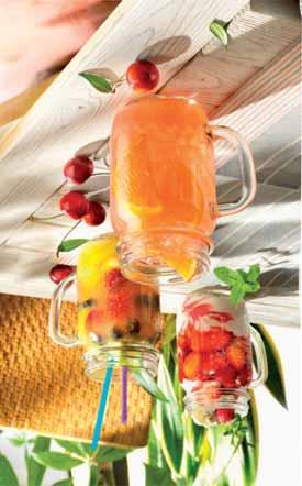 : 6 Romantic π ο τ ή ρ ι α 93 00.30122 drinking jar, 41,5 cl με καπάκι 7,8 cm 13,6 cm συσκ.: 12 1,95 00.