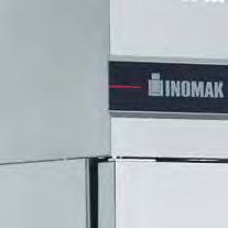 doors with lock and a self closing mechanism at an angle of 4 o or less Hygienically designed rounded corners Clip-on