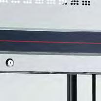Touchscreen thermostat Stainless feet adjustable in height Energy classification according to the European Standards ΕΕ 0/04