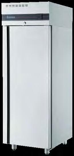 Upright Freezers Technical Characteristics Armoires Congelateurs Caracteristiques techniques Door thickness70mm thick Freezers are equipped with a frame electric resistance Hot-gas defrost Interior
