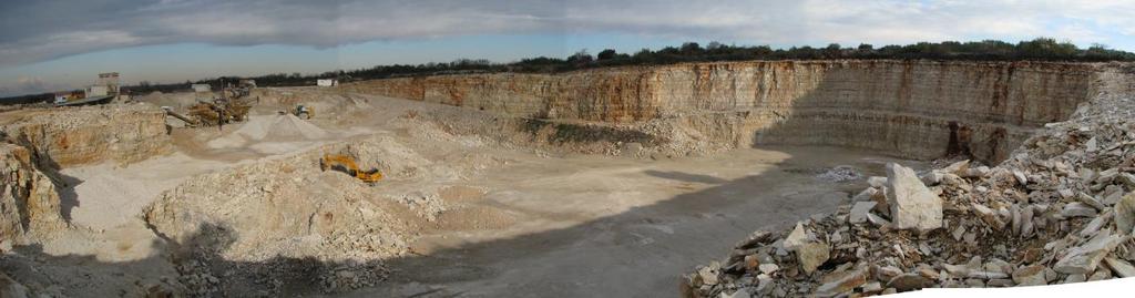 155 - postojanost na mrazu postojan - mineraloško petrografska determinacija: foraminiferski (organogeni) vapnenac (biomikrit) Vapnenci su ocijenjeni kao sirovina povoljnih svojstava za proizvodnju: