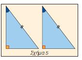 είναι ίσα όταν έχουν Δύο πλευρές ίσες μία
