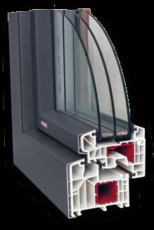 Výrazne obmedzuje tepelné mosty 2 a zvyšuje tepelnoizolačné vlastnosti okna. Z hľadiska funkčnosti okná prispievajú k zvýšeniu energetickej hospodárnosti budovy a tlmia hluk z vonkajšieho prostredia.