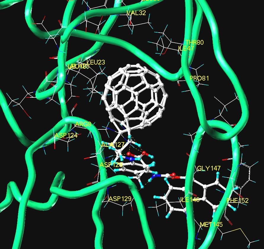 HO Computational Binding Energy with HIV-1 PR