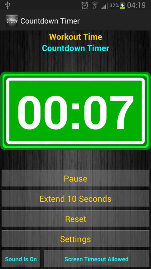 Workout Time 27 Paused 28