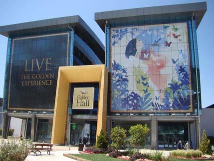 8. ΘΟΡΥΒΟΣ Στο Golden Hall έχουν ληφθεί όλα τα απαραίτητα μέτρα πρόληψης για την προστασία του ακουστικού περιβάλλοντος στους εσωτερικούς και στον εξωτερικό χώρο του Εμπορικού και Επιχειρηματικού
