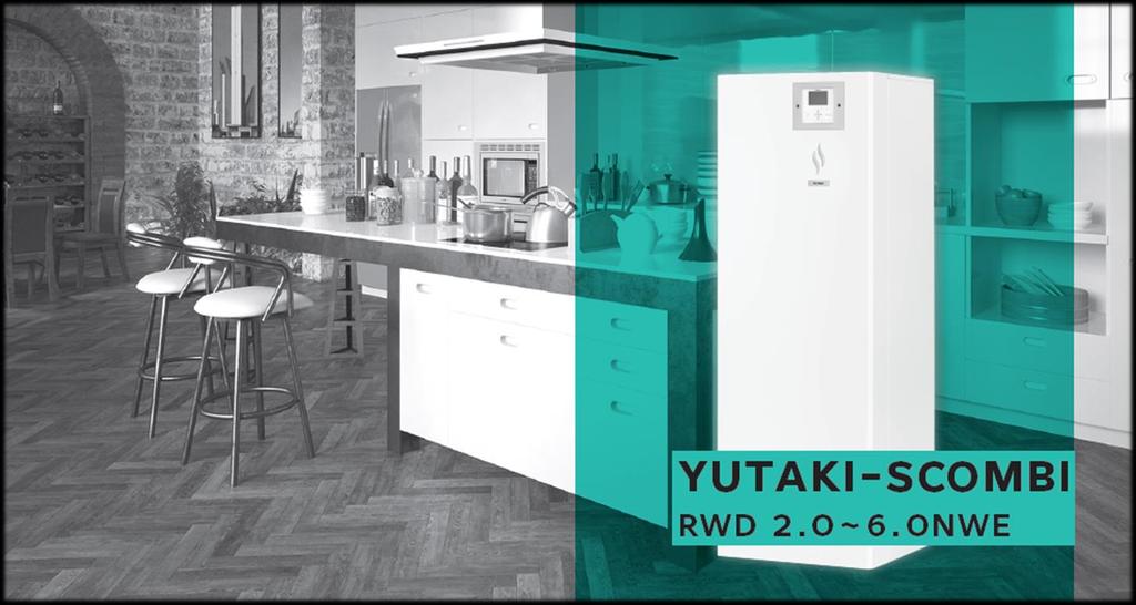 YUTAKI S COMBI -20 +60-5 +35 ΧΑΡΑΚΤΗΡΙΣΤΙΚΑ ΚΑΙ ΟΦΕΛΗ Ένα από τα καλύτερα COP στην αγορά έως 5,25. Ενσωματωμένο υδραυλικό πακέτο και δοχείο ΖΝΧ 200 L και 260 L.