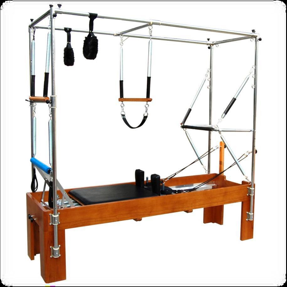 WOOD CADILLAC WITH REFORMER Solid Wood for frame and feets.
