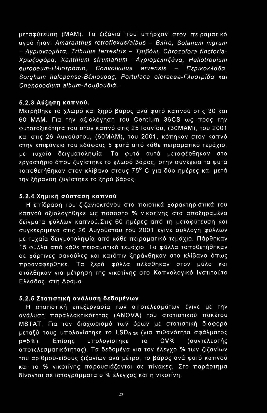 μεταφύτευση (MAM).