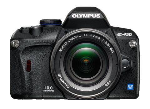 7'' Η Olympus E-450 συνδυάζει την εξαιρετική ποιότητα των μηχανών D-SLR της σειράς E-System και την ευκολία χρήσης των compact μηχανών αναδεικνύοντας τον καλλιτέχνη που κρύβει ο καθένας μέσα του.