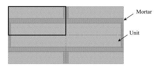δημιουργήθηκε μια σειρά 10 δοκιμίων τοιχοποιίας (η διαφορά έγκειται στην χρήση διαφορετικού συνδετικού κονιάματος) διαστάσεων 90mm (ύψος) x 80mm (μήκος) που προσομοιώνουν πρακτικά το ¼ ενός