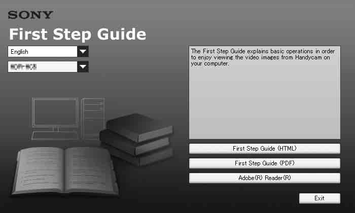 Εγκατάσταση του "First Step Guide (Οδηγός πρώτων βημάτων)" και του λογισμικού (Συνέχεια) Εάν δεν εμφανιστεί η οθόνη 1 Κάντε κλικ στην επιλογή [Start] (έναρξη) και στη συνέχεια κάντε κλικ στο στοιχείο