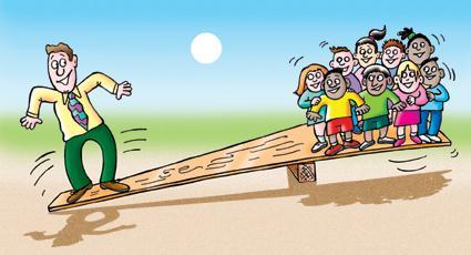 באיור 4 ההתנגדות זהה למאמץ, ועל כן זרועות המנוף הינן מאוזנות.
