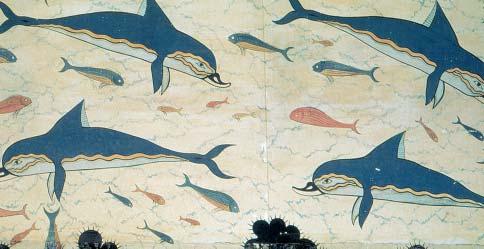 Η τοιχογραφία των δελφινιών από