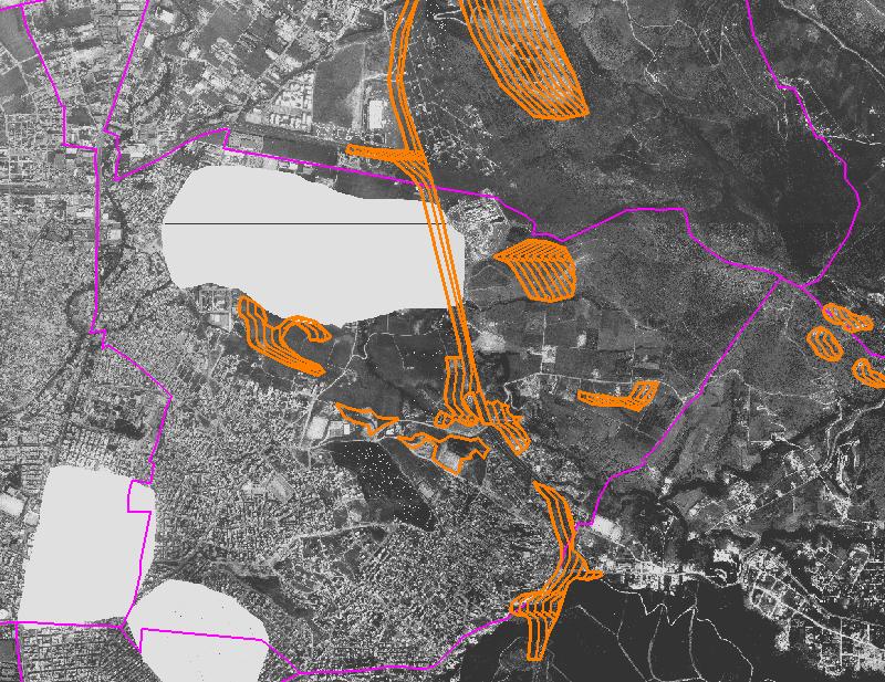1.5 ΤΕΧΝΗΤΕΣ ΤΡΟΠΟΠΟΙΗΣΕΙΣ ΑΝΑΓΛΥΦΟΥ Οι τεχνητές τροποποιήσεις του γεωµορφολογικού αναγλύφου στην περιοχή του ήµου Πολίχνης και στην γύρω περιοχή εντοπίζονται στις θέσεις εκσκαφών και επιχώσεων που