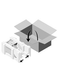 3. Αφαίρεση της συσκευής από τη συσκευασία Αφαιρέστε το κουτί με το TWIN Care SET.