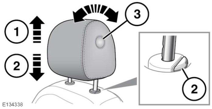 Για να ρυθμίσετε τη γωνία του προσκέφαλου, πατήστε το κουμπί ασφάλισης στο πλάι του προσκέφαλου και μετακινήστε το στην επιθυμητή θέση.
