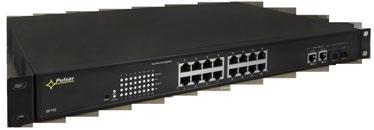 Switches PoE για κάμερες IP RACK 19 με τροφοδοτικό / με ενσωματωμένο τροφοδοτικό Σειρά S, SF 230VAC DMI RJ-45 LAN 10/100/1000 Mbps Καταγραφέας Δείγμα του προϊόντος: SF116 Κάμερα IP PoE Data + Power